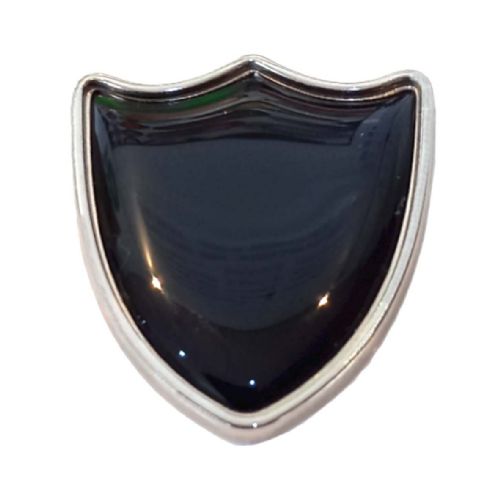 Black shield badge